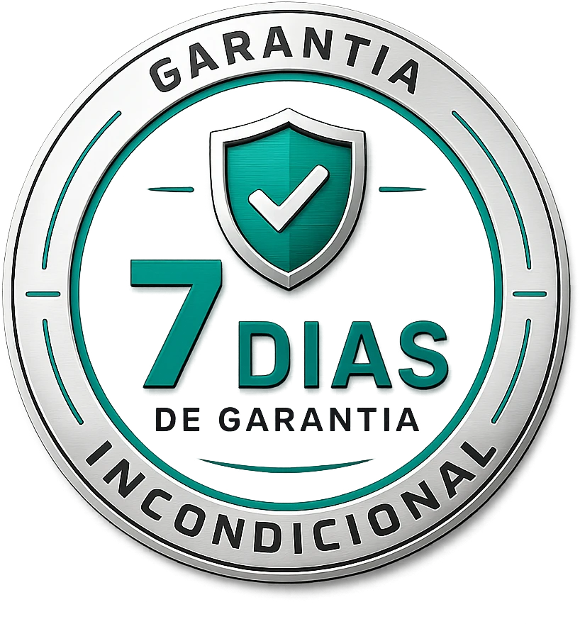Selo de garantia incondicional de 7 dias